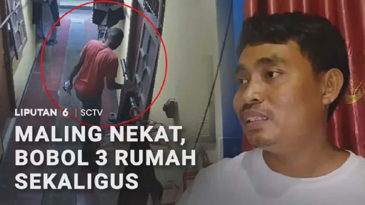 Maling Bobol Tiga Rumah Saat Penghuni Sedang Tertidur
