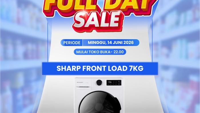 Di Transmart Full Day Sale, Beli Mesin Cuci Dapat Diskon Rp 2 Jutaan