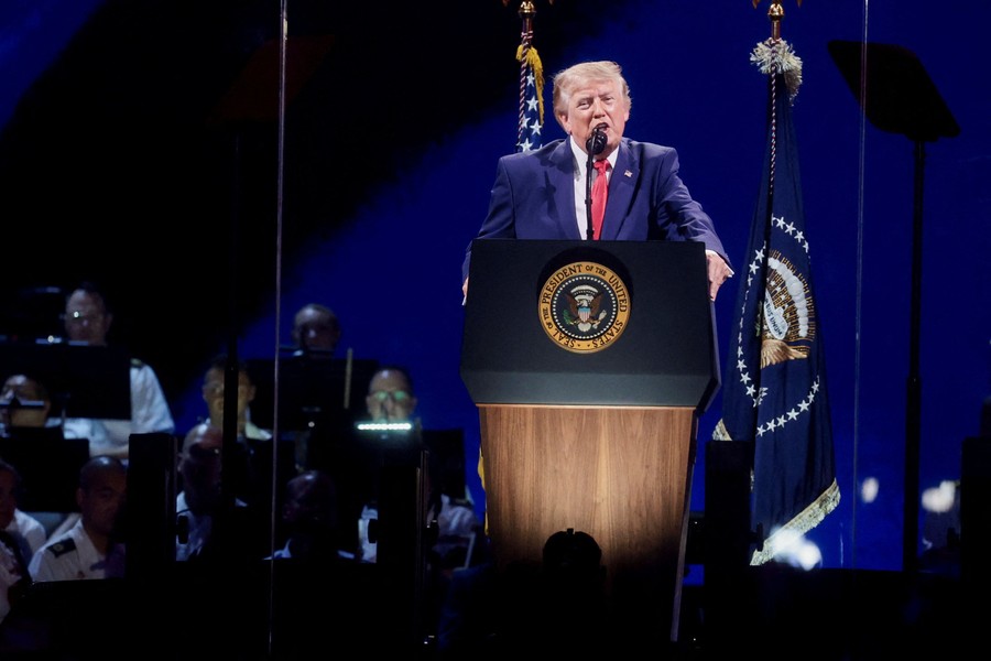 Trump Serang Komunisme dalam Pidato Hari Kemerdekaan AS, Sebut Sebagai Ideologi Pecundang