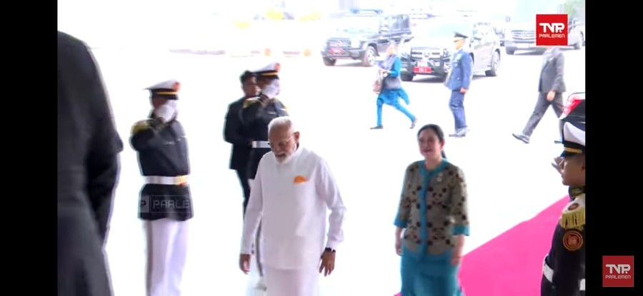 PM India di DPR: Selamat Siang