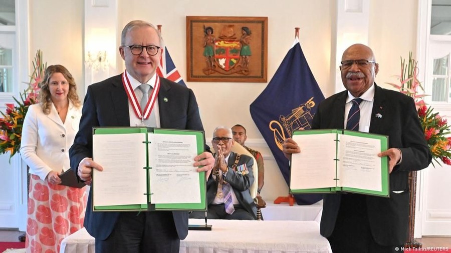 Tangkal Pengaruh China, Australia-Fiji Teken Pakta Aliansi Pertahanan