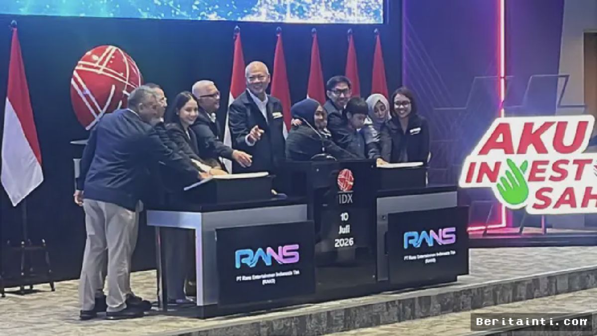 JAKARTA — RANS Entertainment Resmi Melantai, Saham Dibuka Naik 42 Persen