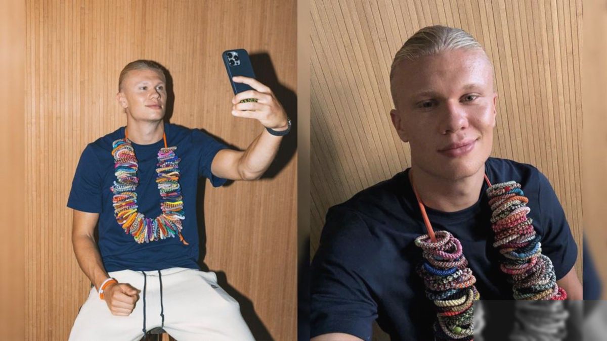 Fans Borong Ikat Rambut Edisi Piala Dunia Milik Erling Haaland
