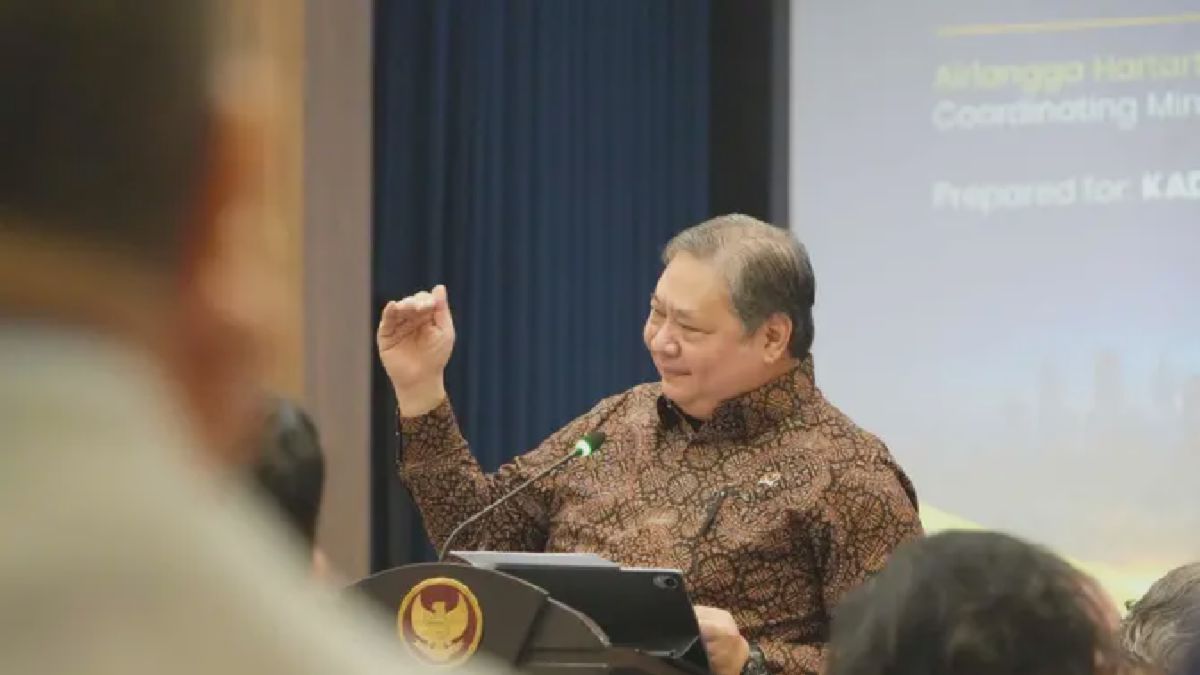 Airlangga Hartarto Paparkan Ketahanan Ekonomi Indonesia di Forum Kadin
