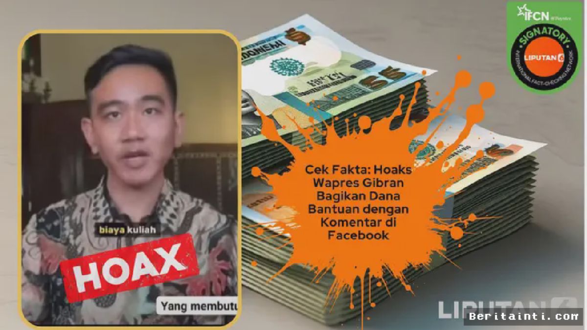 Cek Fakta: Video Wapres Gibran Bagikan Bantuan Dana