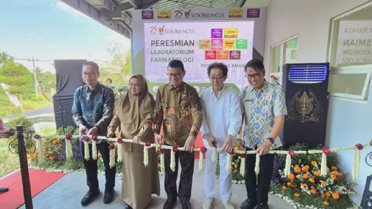 Sido Muncul Resmikan Laboratorium Farmakologi Modern di Bergas