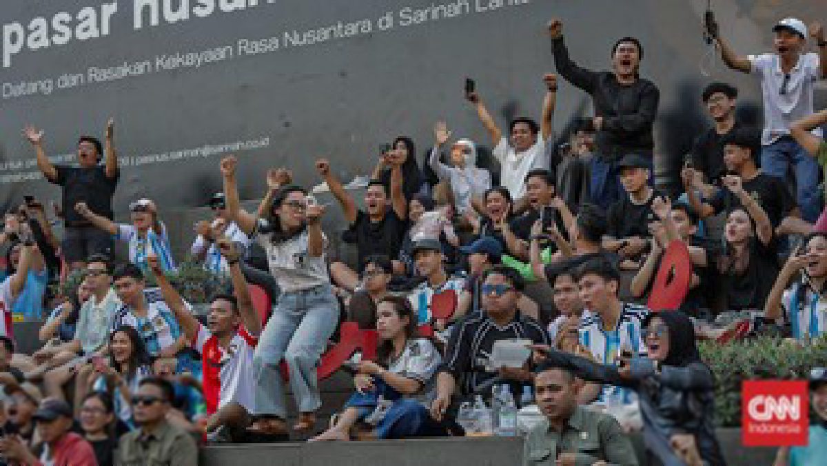 Argentina Tembus Semifinal, Lautan Biru Putih Pecah di Sarinah