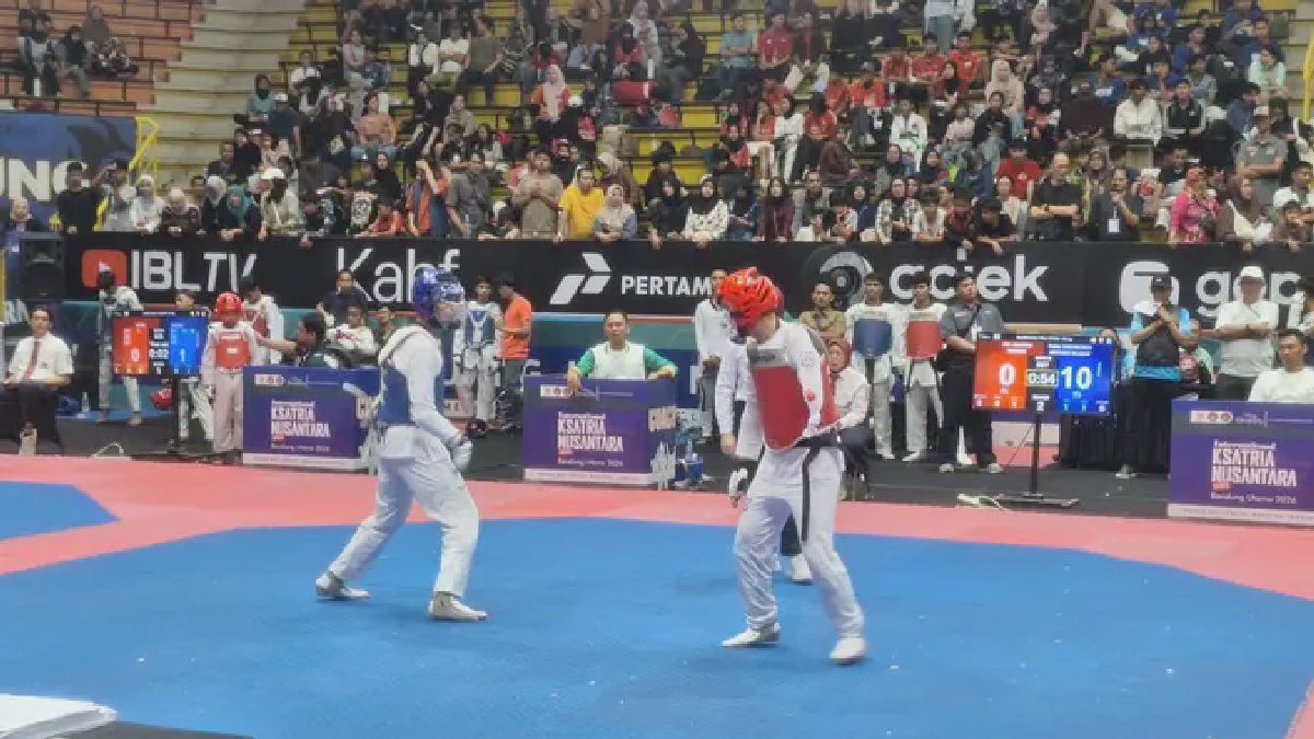 Seribu Tujuh Ratus Atlet Ramaikan Ksatria Nusantara Taekwondo di Bandung