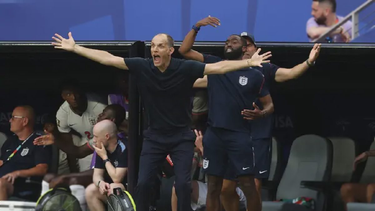 Ekspresi Tegang Tuchel di Laga Sengit Inggris Kontra Norwegia