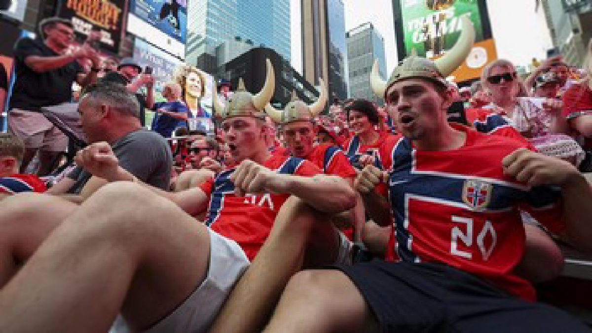Gema Viking Row Norwegia Bergema di Piala Dunia 2026