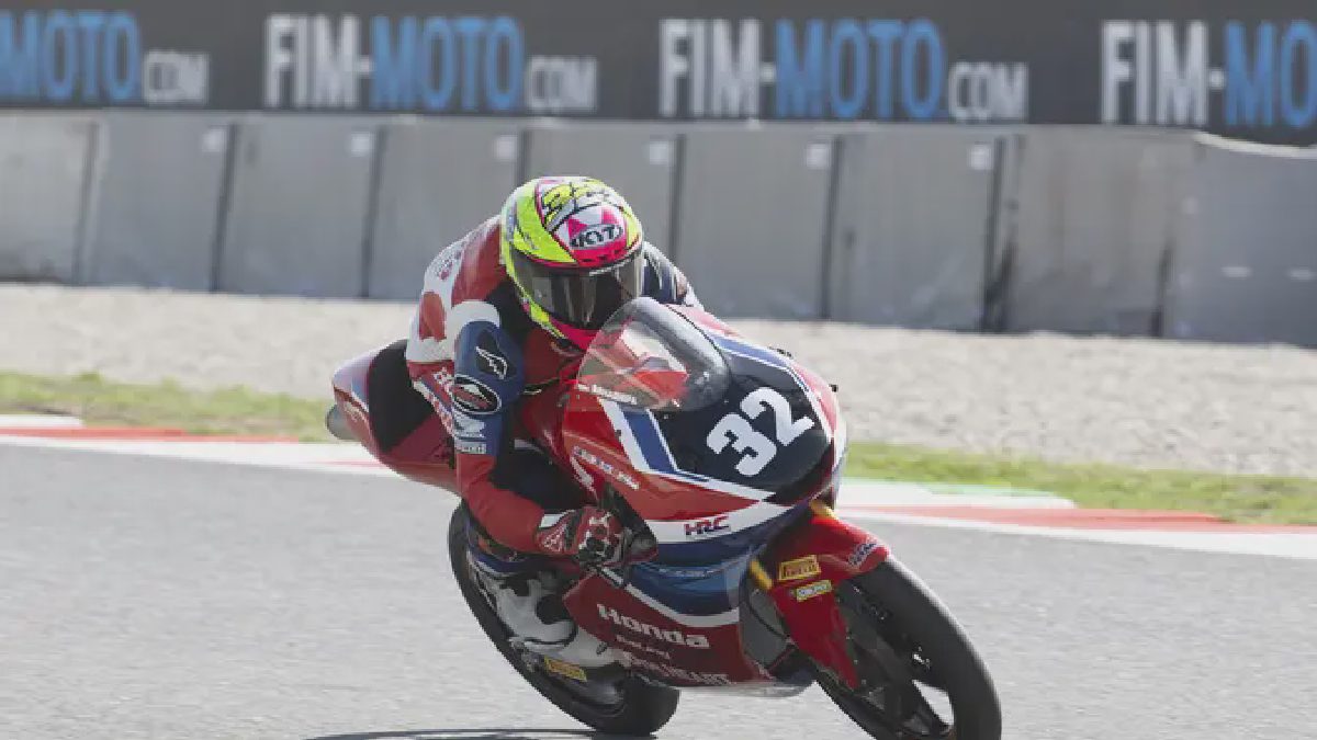 Kiandra Ramadhipa Ukir Sejarah di Moto3 Junior Estoril 2026