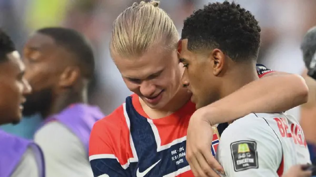 Bellingham Hancurkan Norwegia, Haaland Beri Penghormatan di Miami