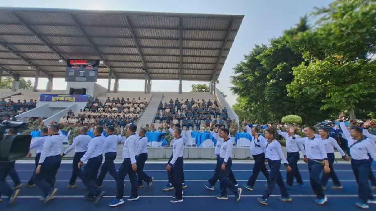 Kontingen Seskoal Buka Poral 2026 dengan Parade Formasi Ciamik