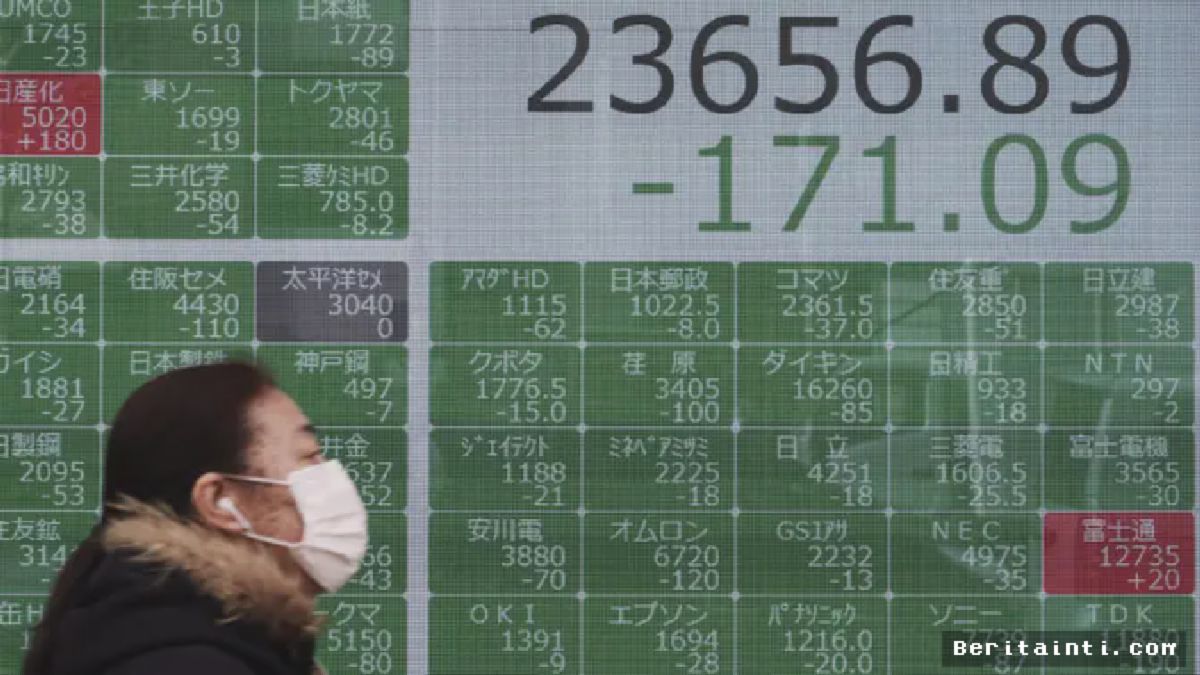 TOKYO — Pasar Saham Asia Anjlok Dipicu Lonjakan Kasus Virus Corona